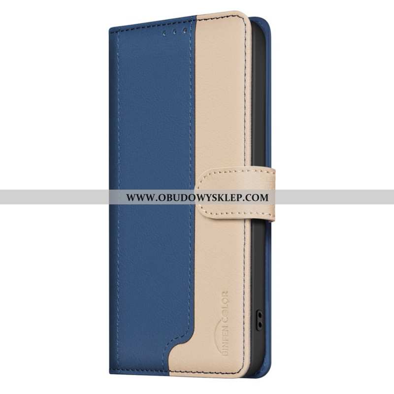 Etui Folio Do Xiaomi 15t Dwukolorowy Kolor Binfen