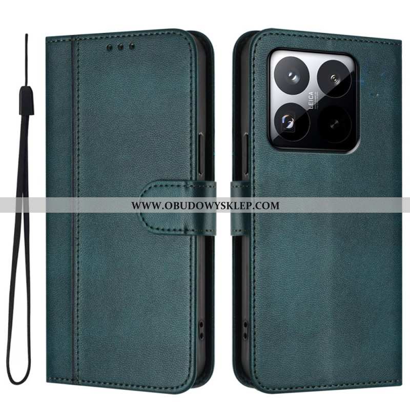 Etui Folio Do Xiaomi 15t Portfel W Stylu Vintage