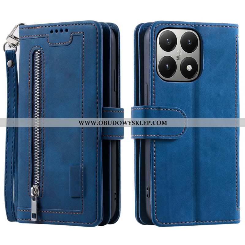 Etui Folio Do Xiaomi 15t Portfel Z 9 Przegródkami Na Karty