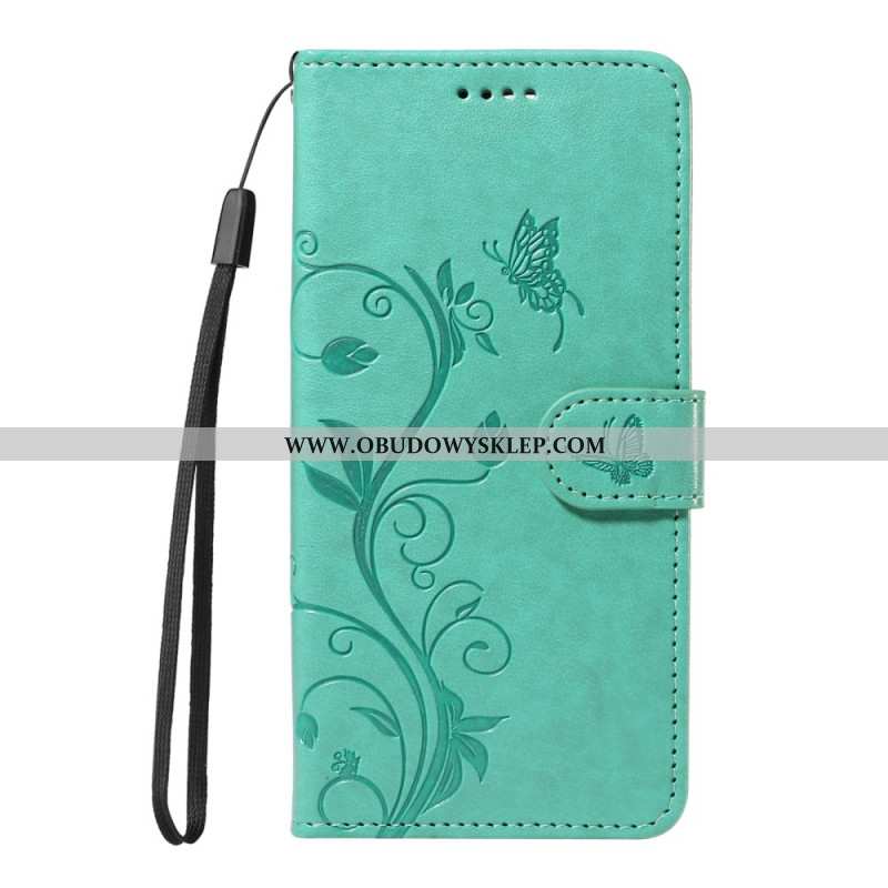 Etui Folio Do Xiaomi Redmi Note 14 4g Kwiatowe Wzory