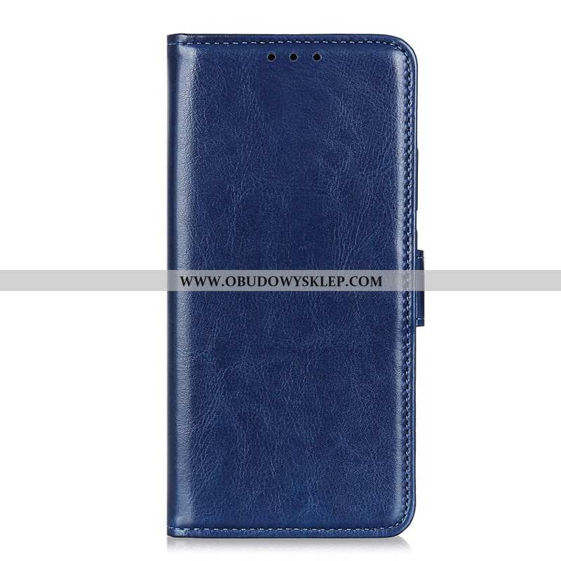 Etui Folio Do Xiaomi Redmi Note 14 5g Lakierowana Skóra Ekologiczna