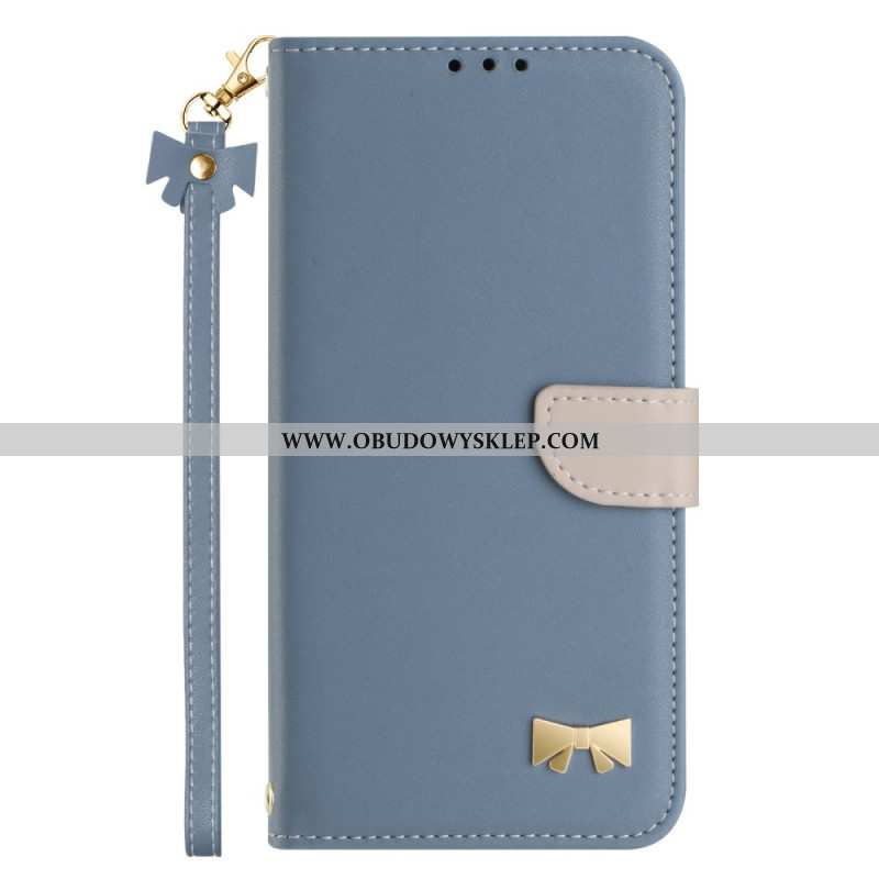 Etui Folio Do Xiaomi Redmi Note 14 Pro 4g Muszka Z Paskiem