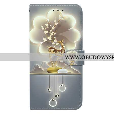 Etui Folio Do Xiaomi Redmi Note 14s Jeleń Sika