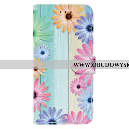 Etui Folio Do Xiaomi Redmi Note 14s Wzór Słonecznika