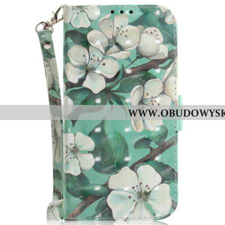 Etui Folio Do Xiaomi Redmi Note 15 5g Kwiaty Akwarelowe