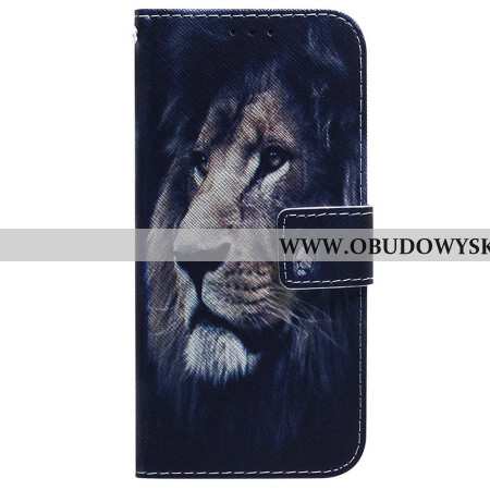 Etui Folio Do Xiaomi Redmi Note 15 5g Śniący Lew