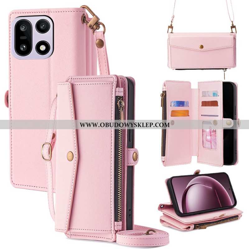 Etui Folio Oneplus 15 Portfel Z Paskiem Na Ramię I Smyczką Etui Ochronne