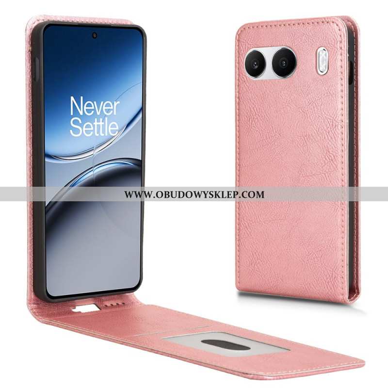 Etui Folio Oneplus Nord 4 Pionowa Klapka Ze Sztucznej Skóry