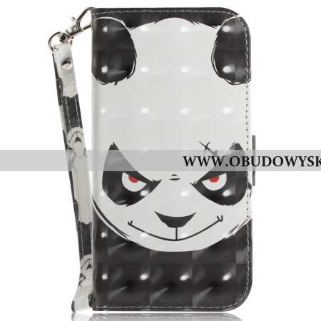 Etui Folio Oneplus Nord 4 Smycz Wściekła Panda