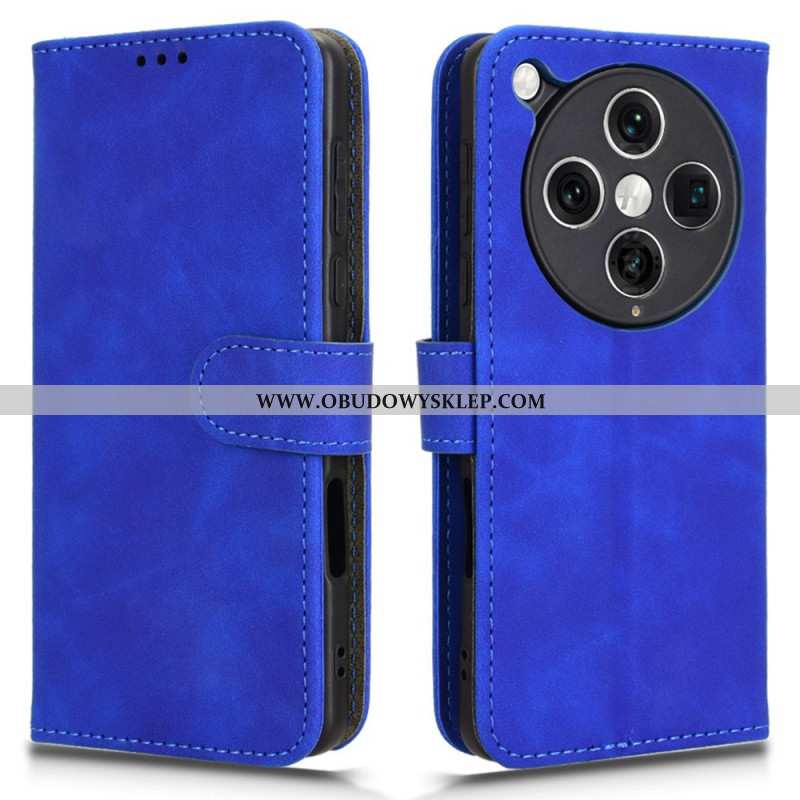 Etui Folio Oppo Find X8 Pro Efekt Zamszu Etui Ochronne