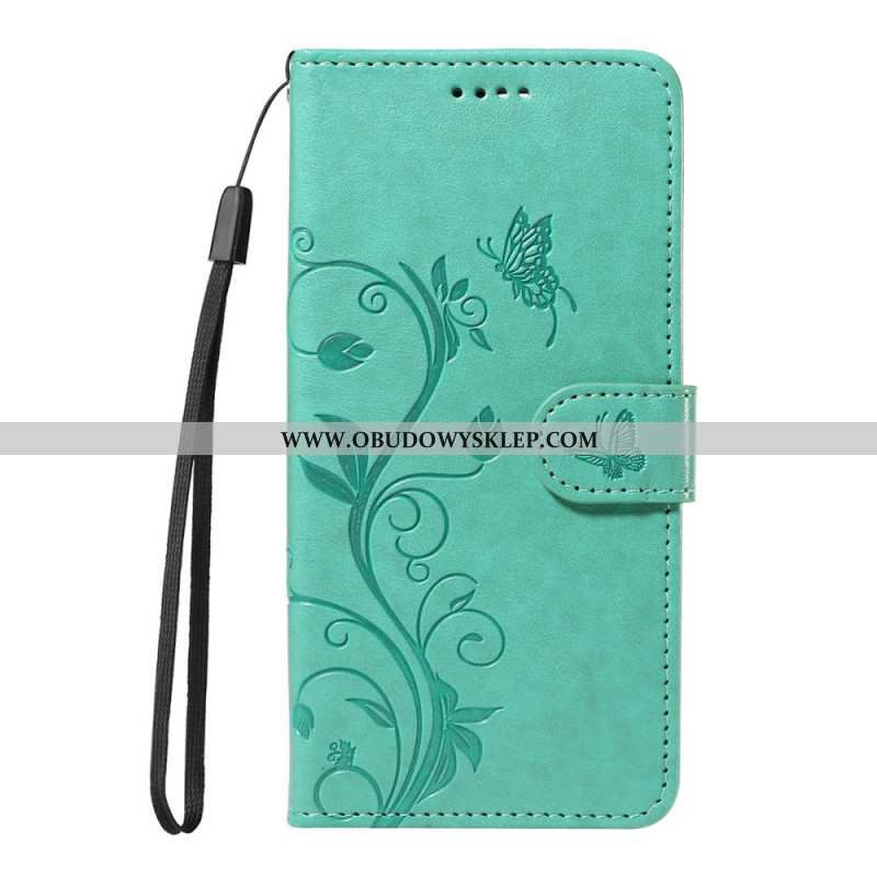 Etui Folio Oppo Reno 14 5g Małe Kwiaty Etui Ochronne