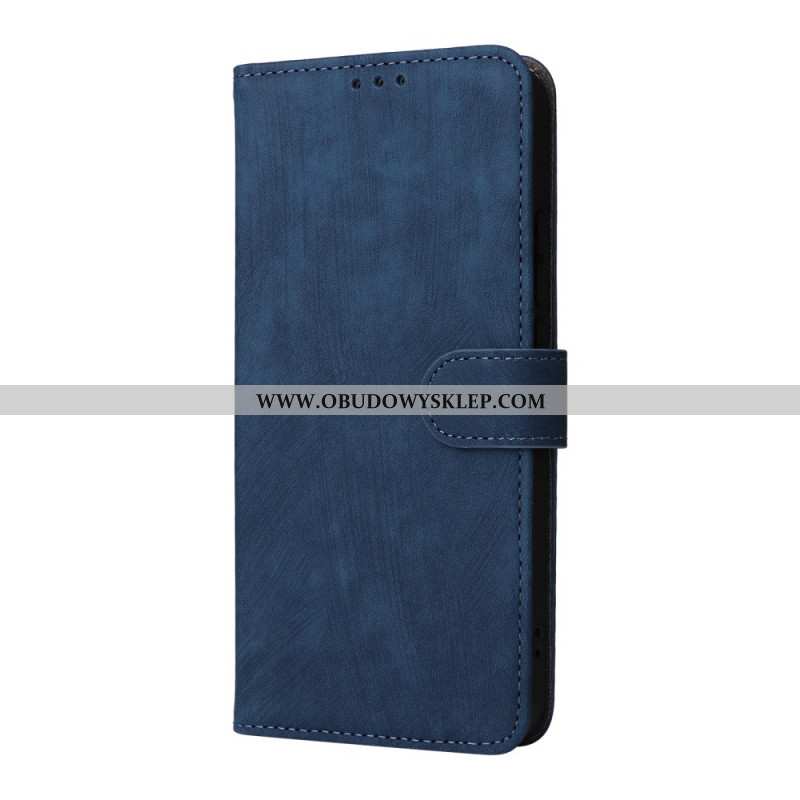 Etui Folio Oppo Reno 14 5g Ochrona Rfid Efekt Zamszu