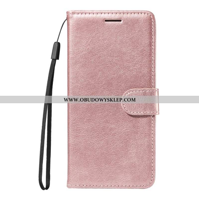 Etui Folio Oppo Reno 14 5g Pasek W Jednolitym Kolorze Etui Ochronne