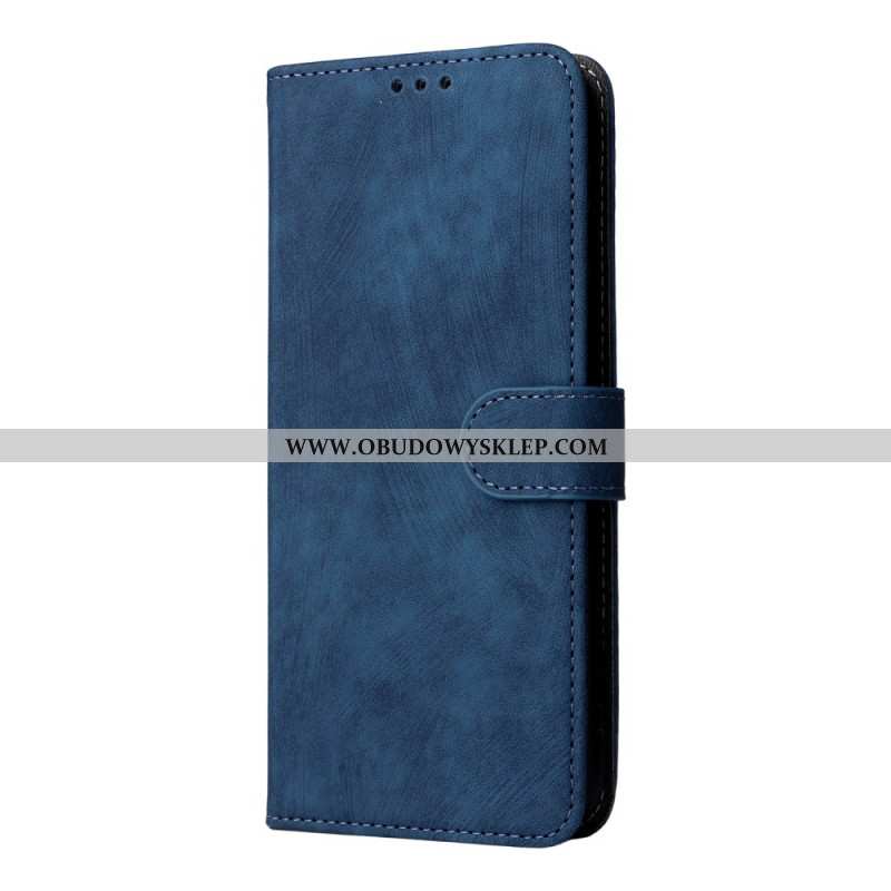 Etui Folio Oppo Reno 14f 5g Ochrona Rfid Efekt Zamszu Z Paskiem