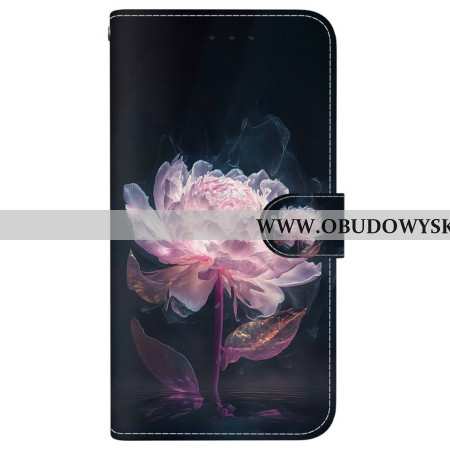 Etui Folio Realme 14 Pro 5g Fioletowa Piwonia