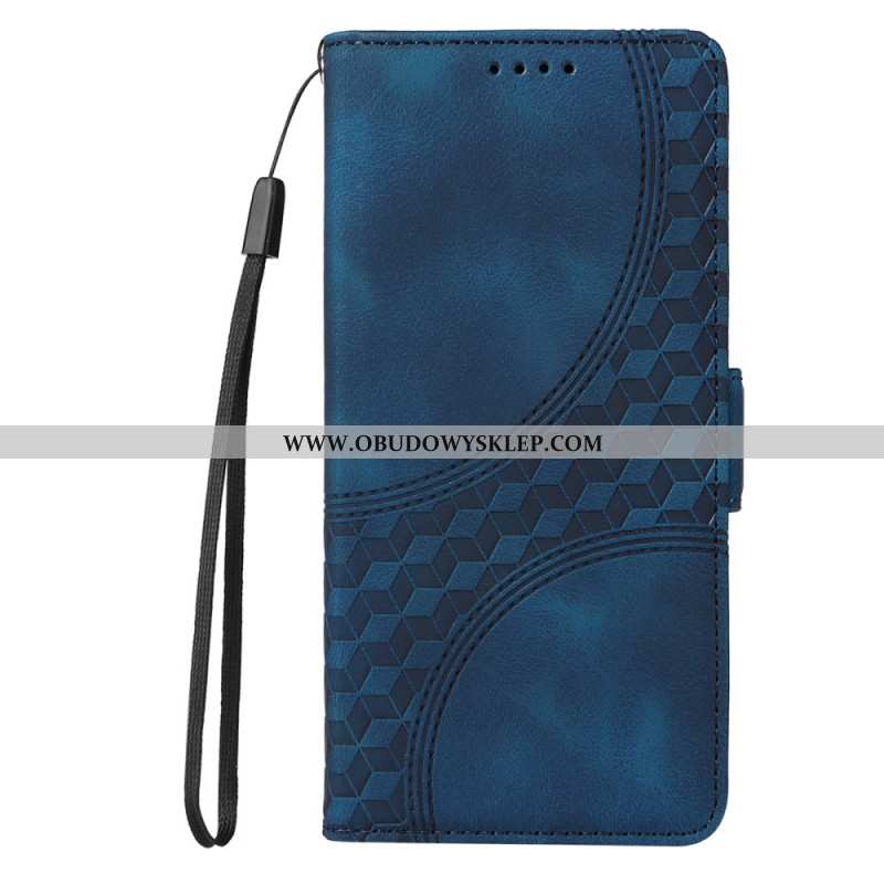 Etui Folio Realme 14 Pro 5g Wzór W Romby Etui Ochronne