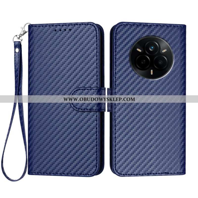 Etui Folio Realme 14 Pro 5g Włókno Węglowe