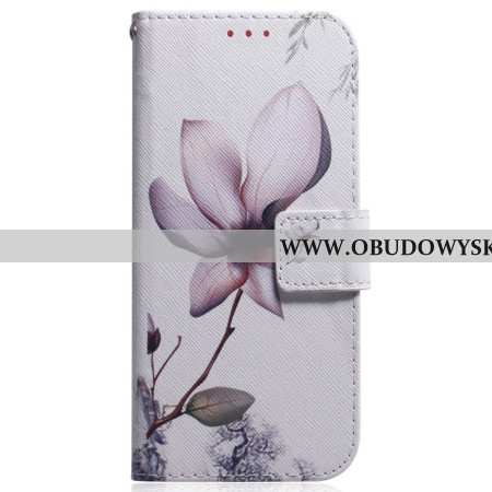 Etui Folio Realme C53 Różowy Kwiat