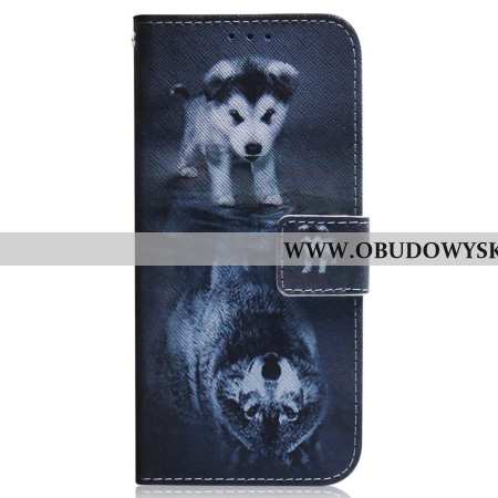 Etui Folio Realme C55 Sen O Szczeniaku Etui Ochronne