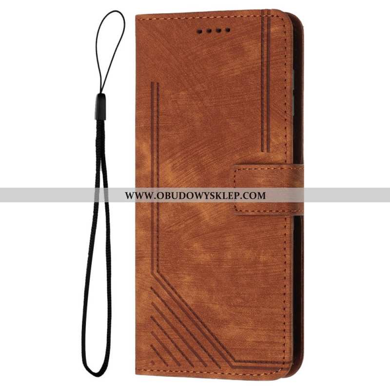 Etui Folio Realme C67 Design Retro