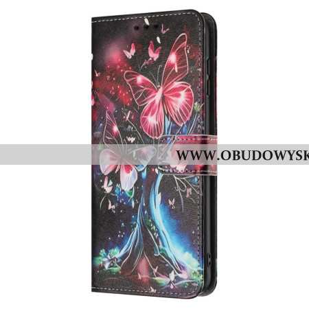 Etui Folio Samsung Galaxy A17 4g / 5g Drzewo Motyli