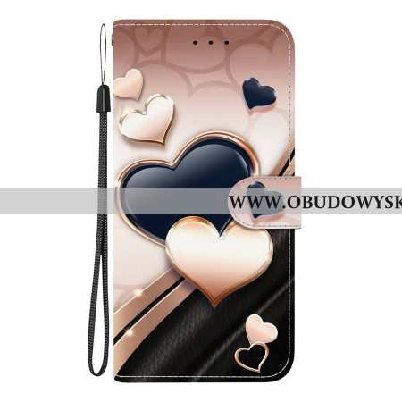 Etui Folio Samsung Galaxy A17 4g / 5g Dwa Serca Etui Ochronne