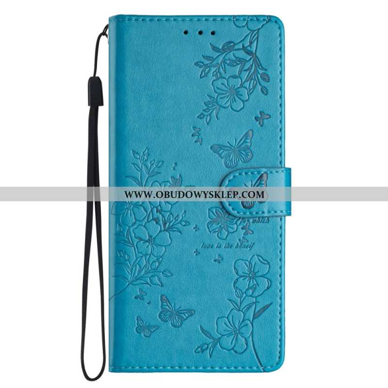 Etui Folio Samsung Galaxy A17 4g / 5g Kwiatowy Etui Ochronne