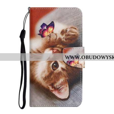 Etui Folio Samsung Galaxy A17 4g / 5g Motyl I Kot