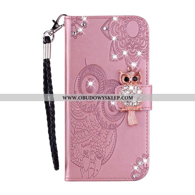 Etui Folio Samsung Galaxy A17 4g / 5g Wzór Sowy Etui Ochronne