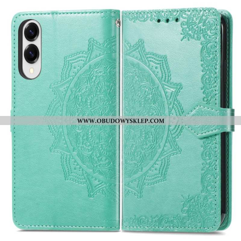 Etui Folio Samsung Galaxy S25 5g Edge Barokowa Mandala Etui Ochronne