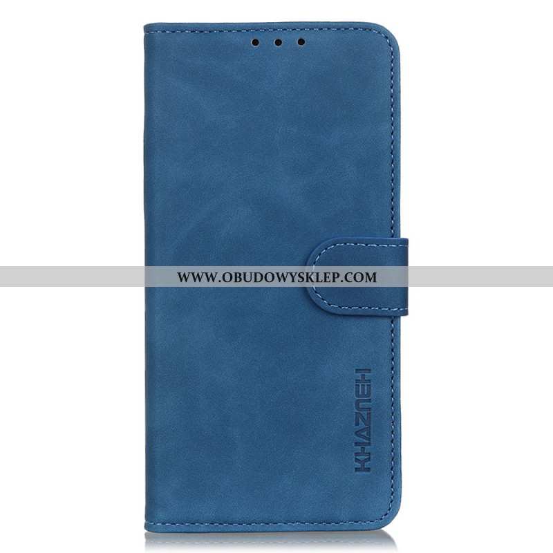 Etui Folio Samsung Galaxy S25 5g Edge Khazneh Z Efektem Zamszu