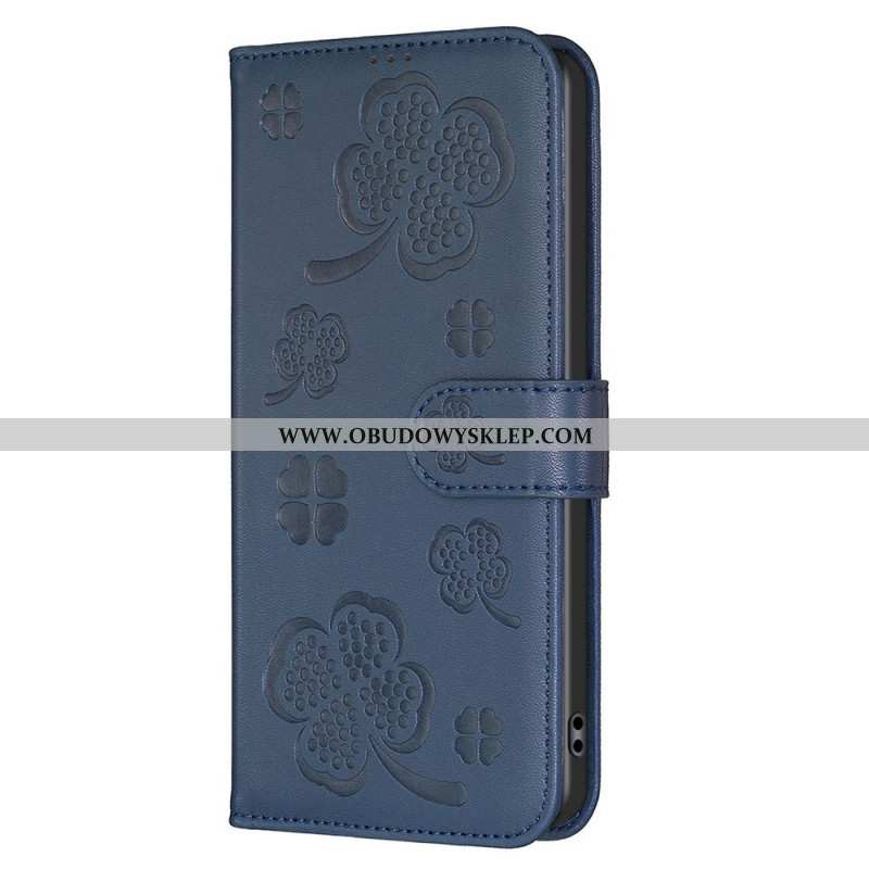 Etui Folio Samsung Galaxy S25 5g Edge Wzór Koniczyny Etui Ochronne
