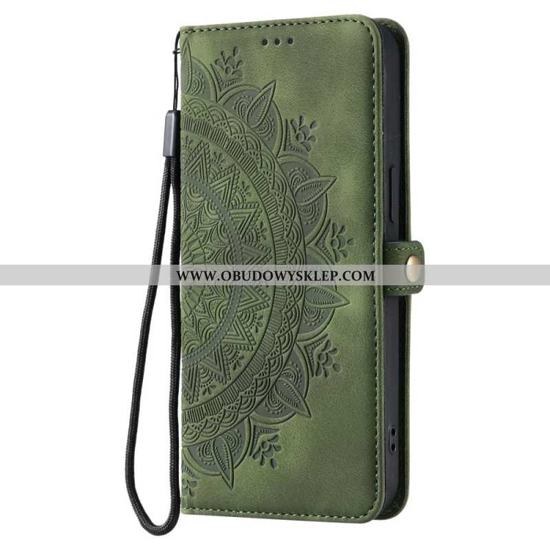 Etui Folio Samsung Galaxy S25 Fe Efekt Zamszu Mandali
