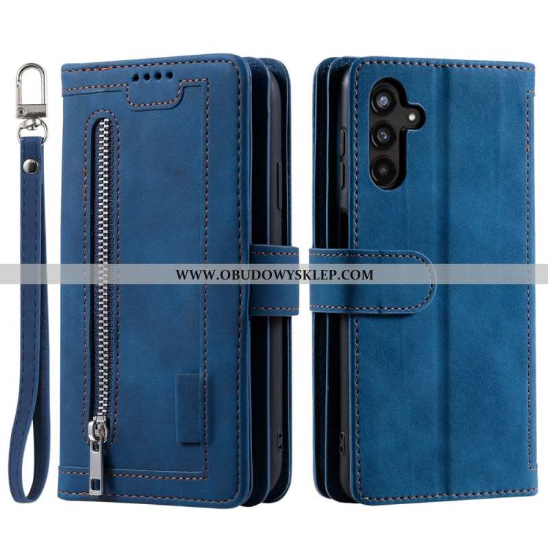 Etui Folio Samsung Galaxy S25 Fe Etui Na Karty I Zamek Błyskawiczny Etui Ochronne