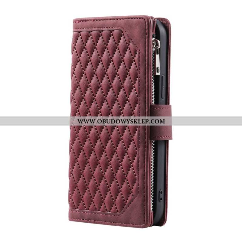 Etui Folio Samsung Galaxy S25 Fe Pikowany Etui Ochronne