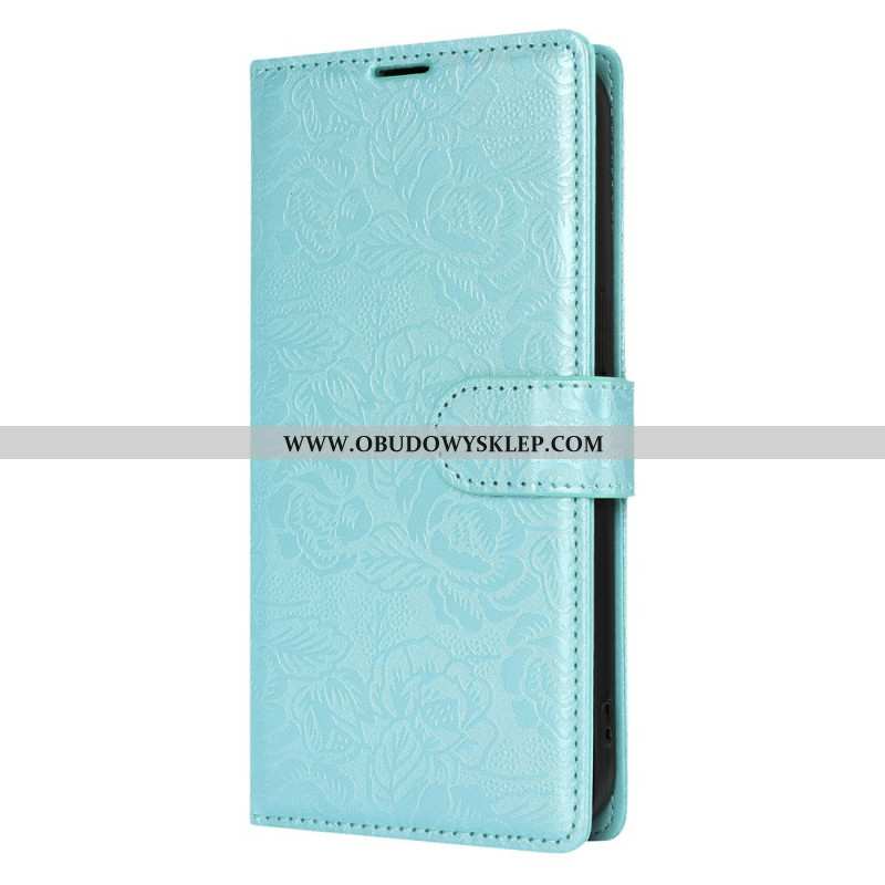 Etui Folio Samsung Galaxy S25 Plus 5g Kwiatowy Nadruk Z Paskiem