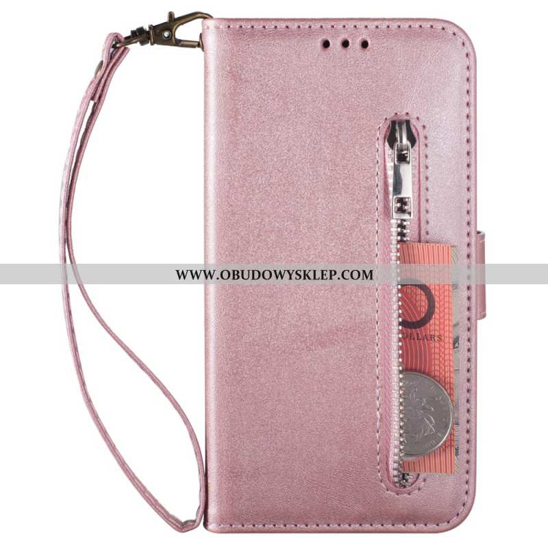 Etui Folio Samsung Galaxy S25 Plus 5g Portmonetka Z Paskiem Etui Ochronne