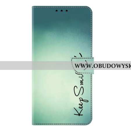 Etui Folio Samsung Galaxy S25 Plus 5g Zachowaj Uśmiech Etui Ochronne