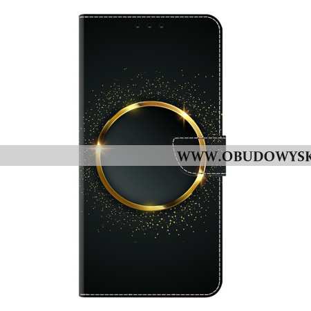 Etui Folio Samsung Galaxy S25 Plus 5g Złote Koło Etui Ochronne