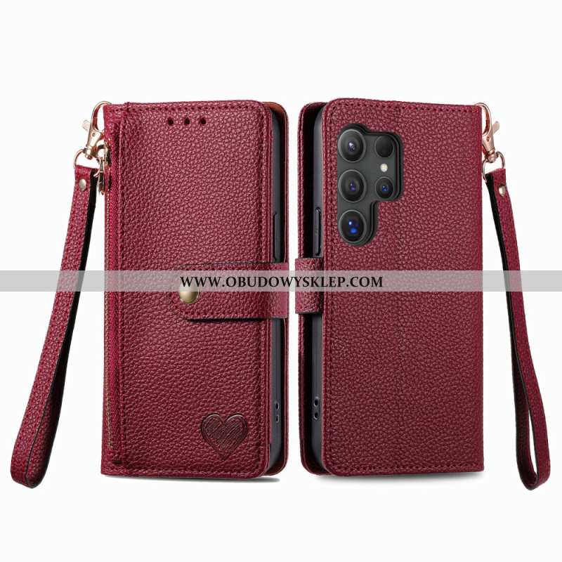 Etui Folio Samsung Galaxy S25 Ultra 5g Serce
