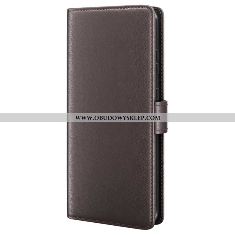 Etui Folio Samsung Galaxy S25 Ultra 5g Skóra Naturalna Etui Ochronne