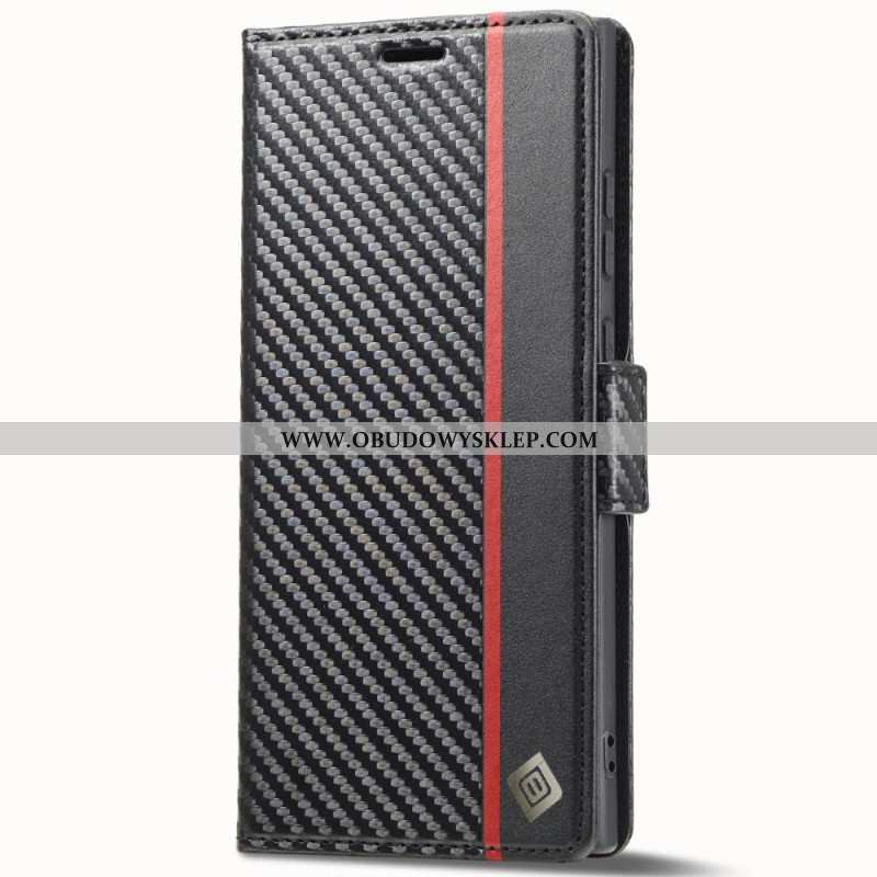 Etui Folio Samsung Galaxy S25 Ultra 5g Włókno Węglowe Lc.imeeke