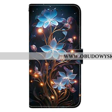 Etui Folio Samsung Galaxy S26 Małe Kwiatowe Lampiony Etui Ochronne
