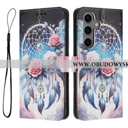 Etui Folio Samsung Galaxy S26 Plus Kwiatowy Łapacz Snów Etui Ochronne