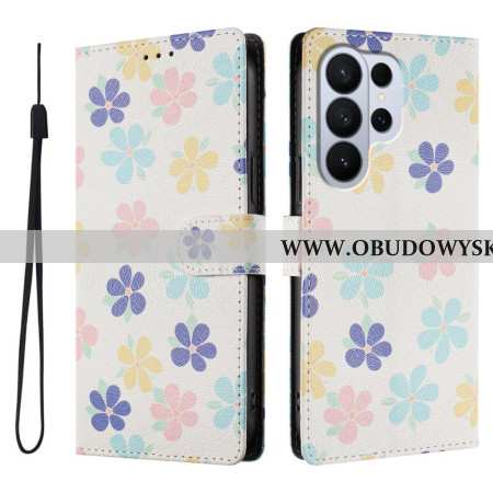Etui Folio Samsung Galaxy S26 Ultra Kolorowe Kwiaty