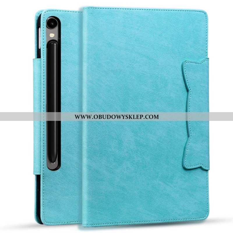 Etui Folio Samsung Galaxy Tab S10 Fe Plus Zapięcie W Kształcie Kota Etui Ochronne