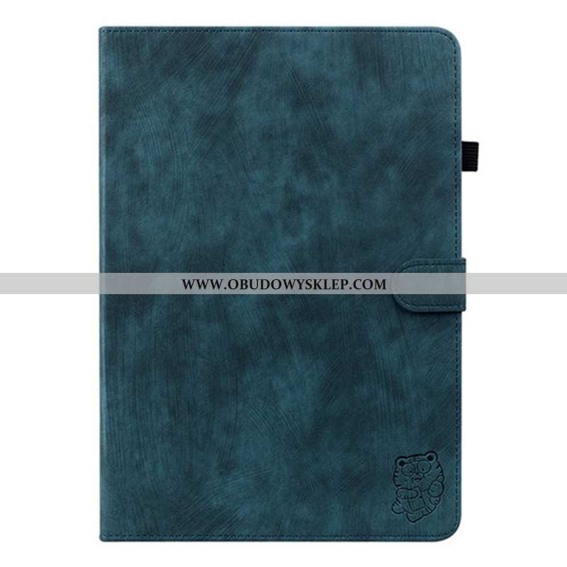 Etui Folio Samsung Galaxy Tab S11 Efekt Zamszu Vintage Etui Ochronne