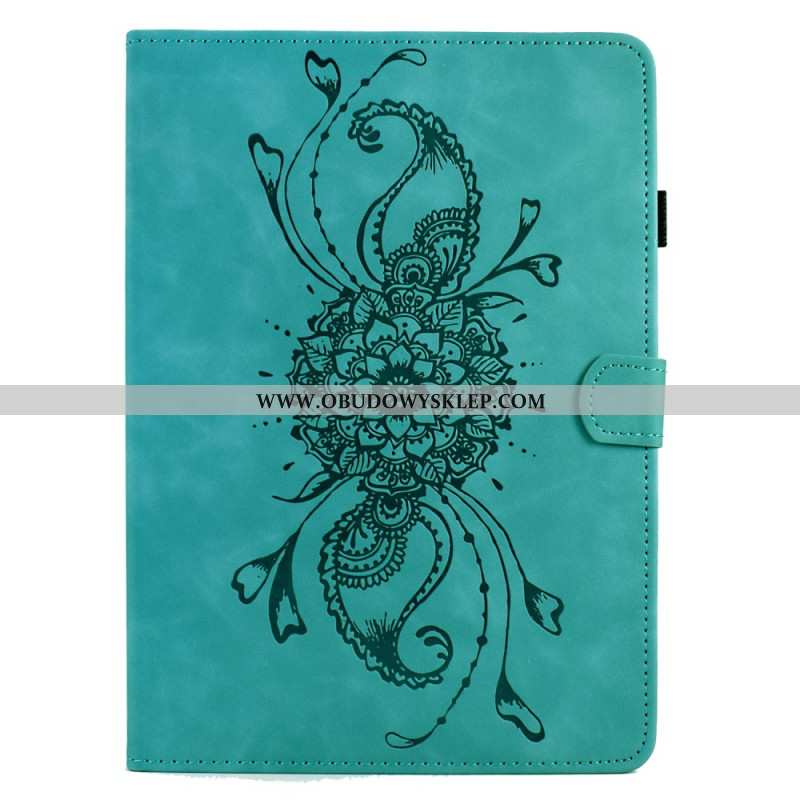 Etui Folio Samsung Galaxy Tab S11 Mandala Z Efektem Zamszu