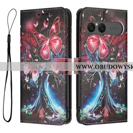 Etui Folio Sony Xperia 10 Vii Drzewo Ważki