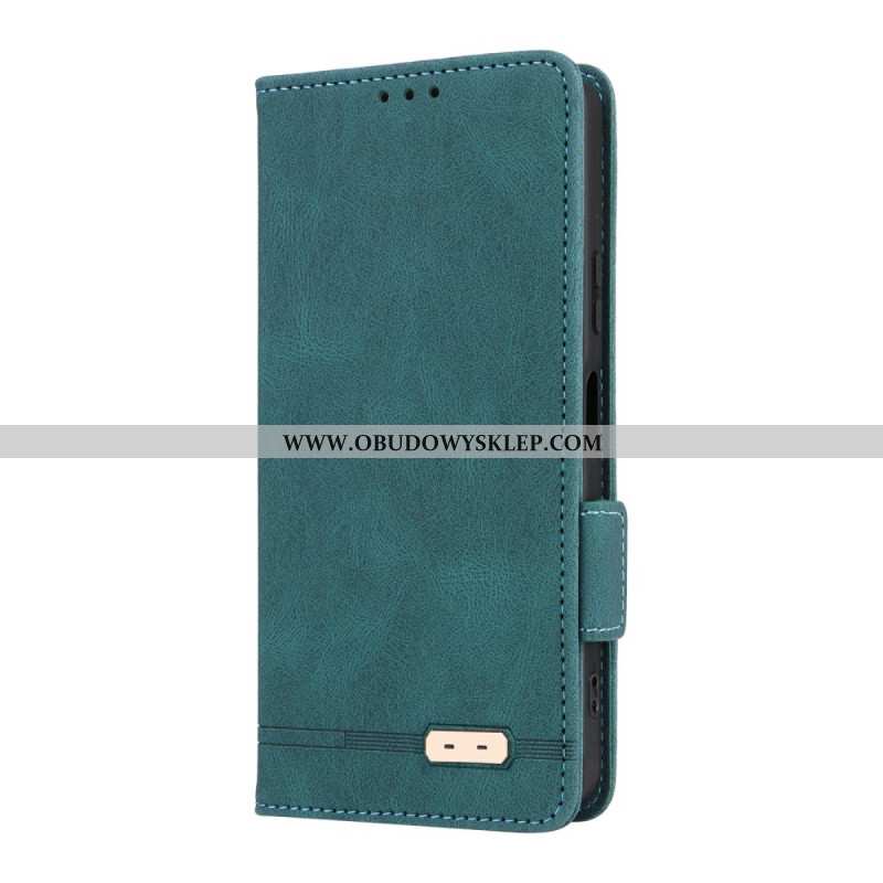 Etui Folio Sony Xperia 10 Vii Efekt Retro Zamszu Etui Ochronne